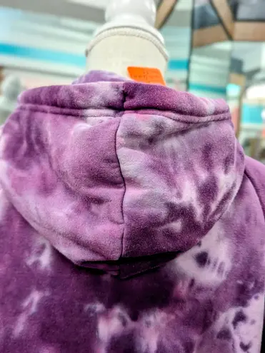 DIP Purple Tie Dye Sweatshirt Hoodie Medium Soft Knit Pullover Top