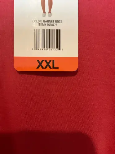 32 Degrees Heat 32 Degrees Women's V-neck Dress,garnet rose, xxl