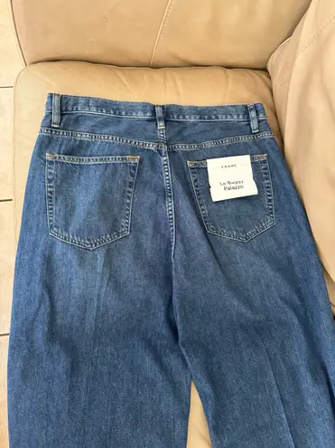 Frame Le Baggy Palazzo Wide Leg Jeans in Bryce. Size 31. MSRP $288