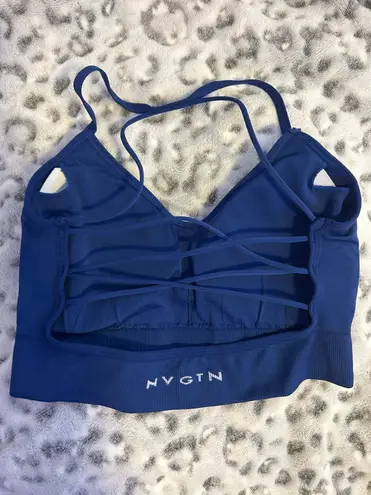 NVGTN Blue Sports Bra