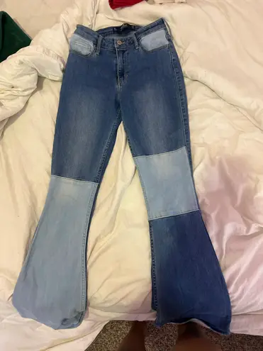 Hollister high-waisted flare jeans