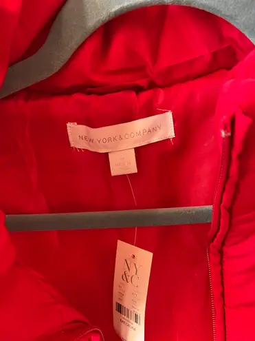 New York & Co. NWT Red Vest