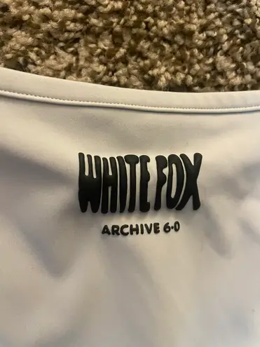 White Fox Boutique White Fox White Sports Bodysuit Size L