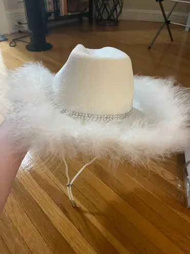 White Cowgirl Hat 21st Birthday