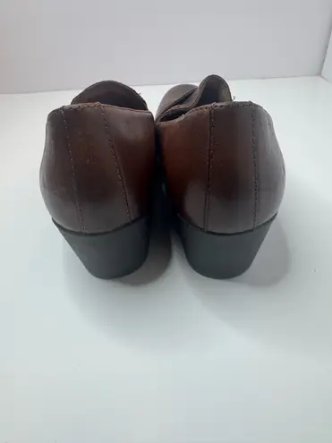 Dansko  Rosalie Brown Leather Slip-Ons Size EU38 /US 7-8  - Image 4