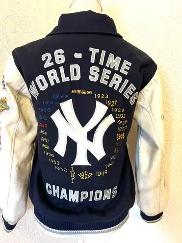 New York Yankees Bomber Blue Size L