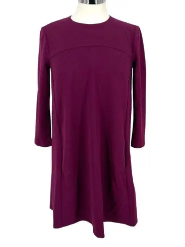 Donna Morgan Shift Swing Dress Purple Fuchsia Size 0 NWOT