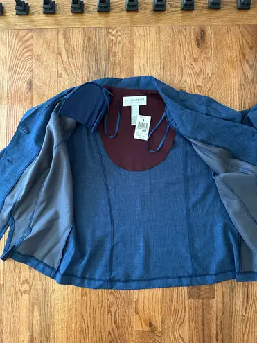 Sag Harbor Vtg NWT Woman’s Navy Blazer Three Buttons Business Preppy, Sz 20W