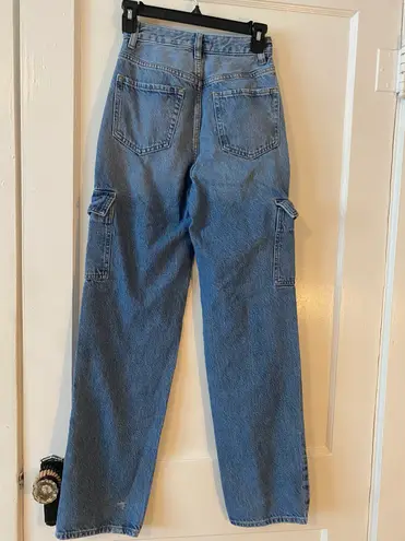 PacSun Baggy Straight Jeans with Zip-Up Pockets