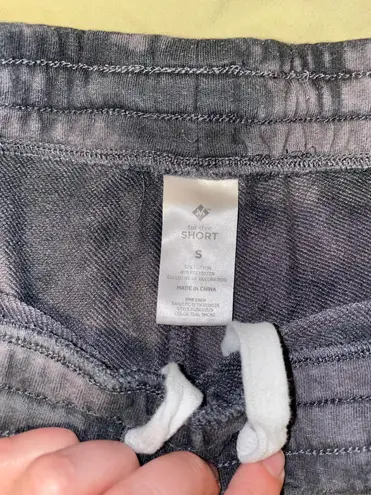 Tie Dye Sweat Shorts Black - Image 3