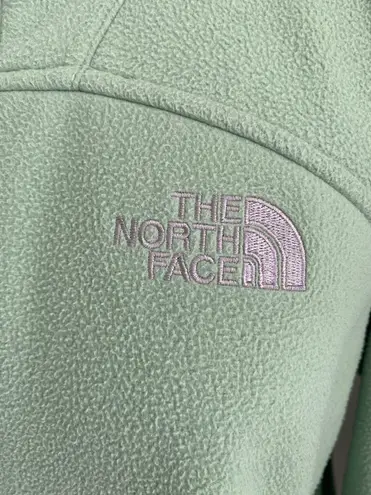 The North Face Green Fleece Full Zip Windwall Jacket