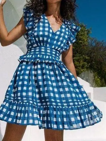 Cleobella NEW Benny Gingham Mini Dress