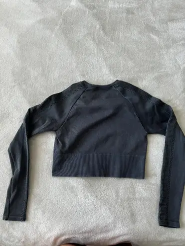 Aerie Cropped Long Sleeve Workout Top