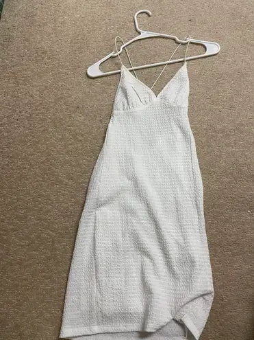 Divided H&M White Mini Dress