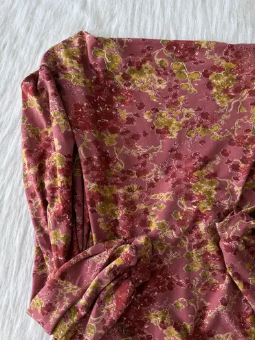 Buckle Black NWOT Floral Wide Cowl Neck Long Sleeve