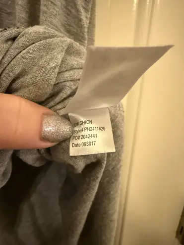 Peanuts Gray Short Sleeve Tee Snoopy And Woodstock Dillards Sleep Shirt L Size L