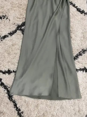 BHLDN Anthropologie Freya Satin Charmeuse Maxi Dress