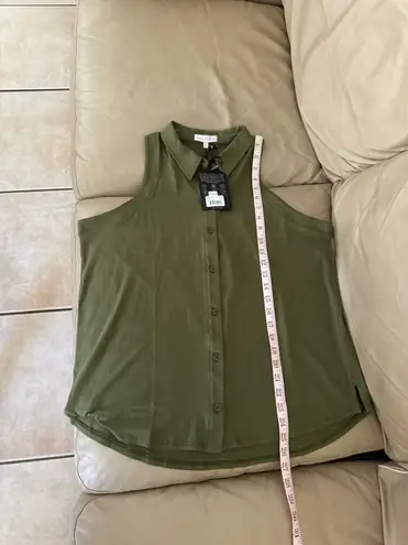 Anatomie Women's Elise Top | Moss Green. Size L. MSRP $168 Green Size L