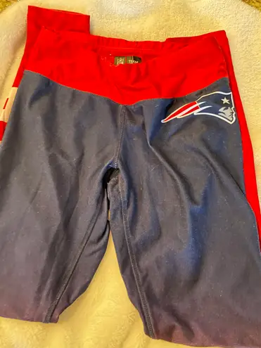 NFL Patriots  New England Yoga Pants Red And Blue