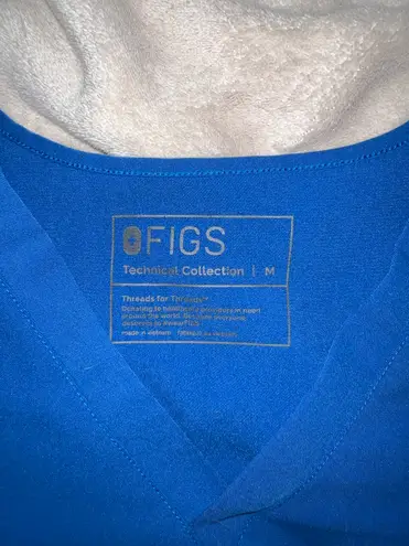 FIGS Royal Blue Scrub Top