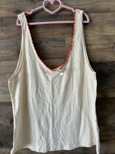 Free People Embroidered Tank