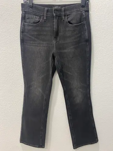 Banana Republic Black Cropped Bootcut Jeans Size 26