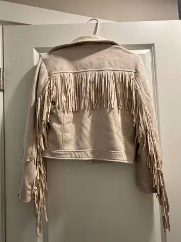 Edikted Tan Leather Jacket 