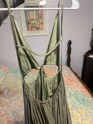 Boutique green maxi dress