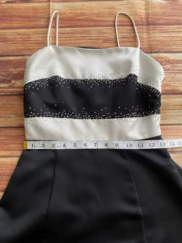 Dave and Johnny by Laura Ryner Sleeveless Spaghetti Straps Cocktail Long Dress 3/4