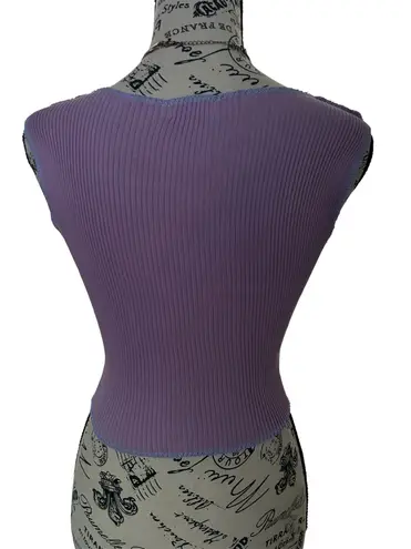 Brand New Lavender Peekaboo Top Purple Size M