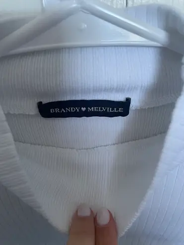 Brandy Melville White Turtleneck