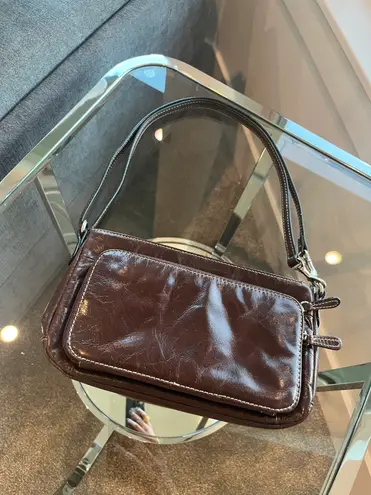 Giani Bernini small brown genuine leather purse