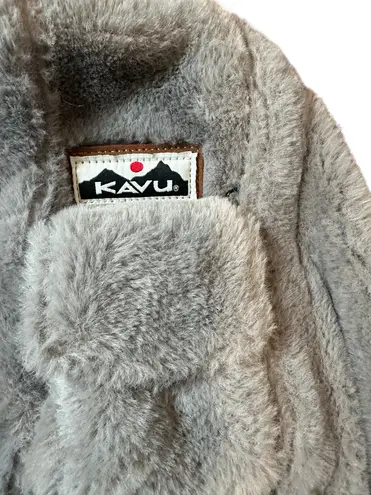 KAVU Rope Bag Gray Fuzzy