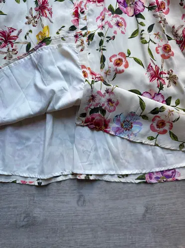 Yumi Kim Pretty Woman Dress In Petal Pusher Silk Midi Floral Size XS Sleeveless