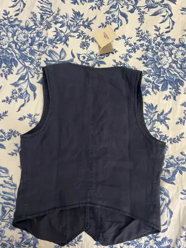 Faherty Midnight Blue Vest