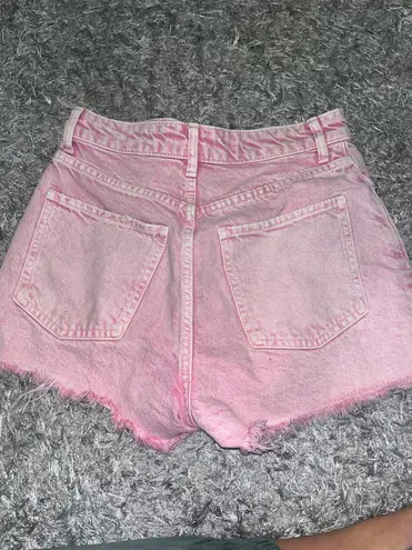 ZARA Jean Shorts Pink