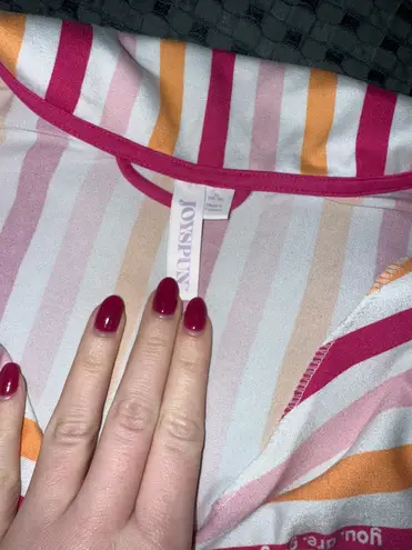 Target  colorful striped pajama shirt set - Image 2