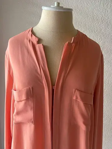 Ro & De PEACH SHEER TOP ~ Nordstrom x 