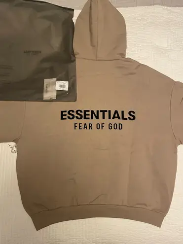 Fear of god βοΈ Essentials Hoodie β Desert Sand (SβXL) βοΈ