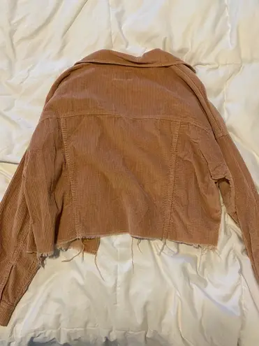 American Eagle Outfitters Burnt Orange Corduroy Jacket