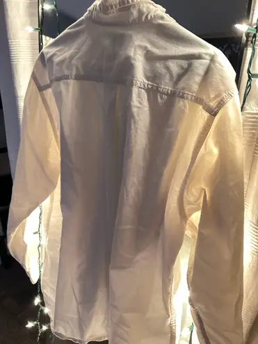 Dockers Long Sleeve White Button Down