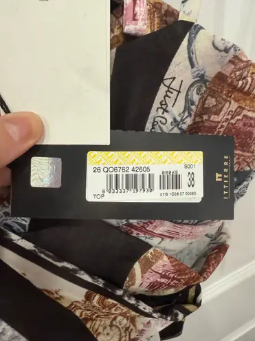 Just Cavalli NWT Silk blend top