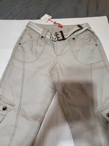 Esprit Beige Cargo Pants size 8/M