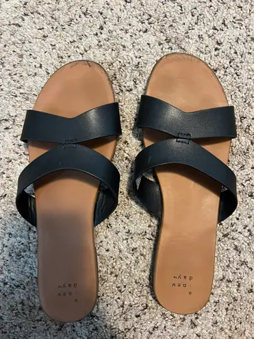 Target Black Sandles