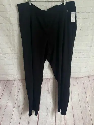 Lane Bryant New  LIVI black straight leg sweatpants Size 22/24