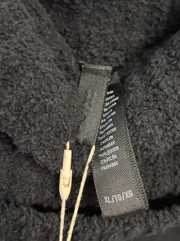 SKIMS NWT Cozy Knit Off the Shoulder Dress XL Onyx