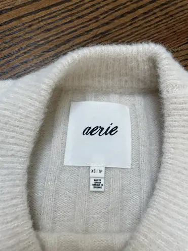 Aerie Soft White Oversized Sweater