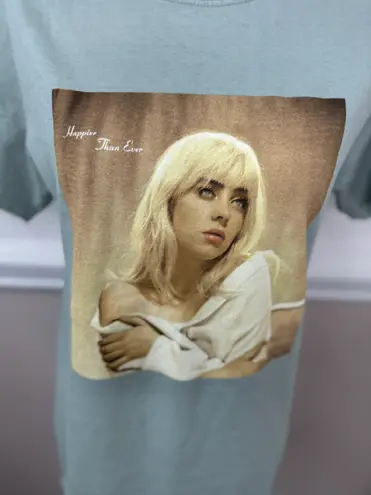 Billie Eilish Happier Than Ever Short Sleeve Tee Size Small