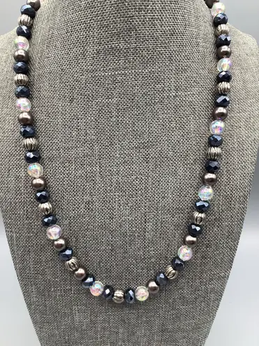 Handmade Y2K Vintage Dark Tone Sparkle Necklace
