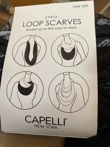 Capelli New York 2  pack Loop Scarves - Image 3